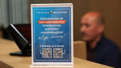 İnegöl Belediyesi; Emlak Vergisi, Çevre Temizlik Vergisi ile İlan ve