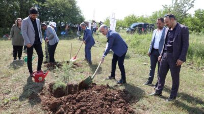 İnegöl Belediyesi Çevre Haftası etkinlikleri kapsamında fidan dikme etkinliği düzenledi.