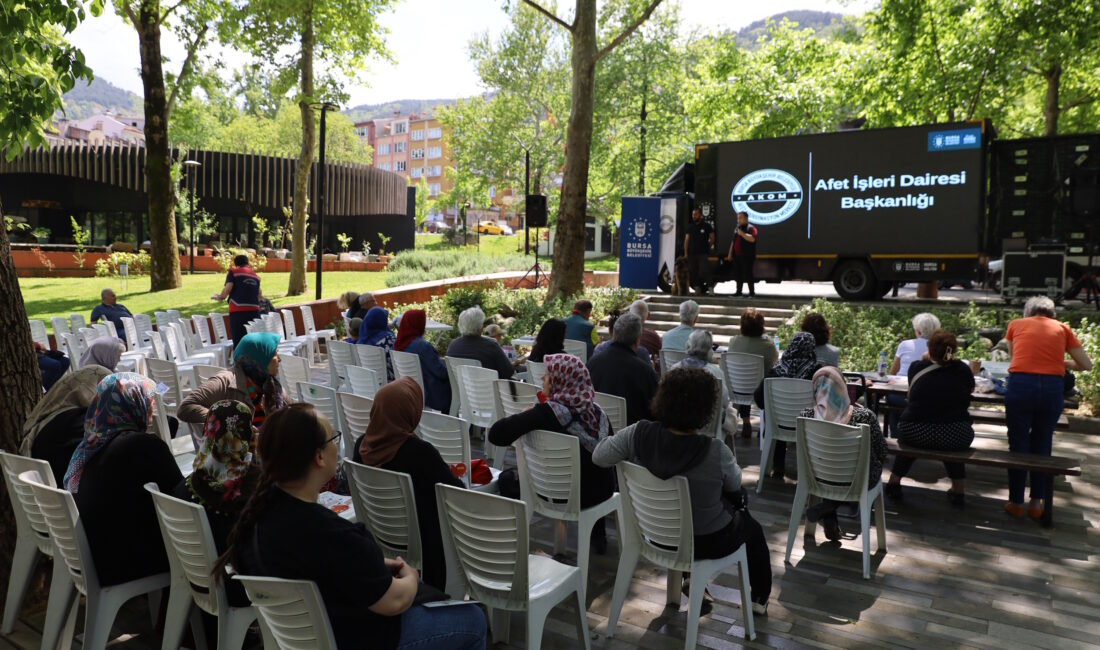 Bursa’yı afetlere daha dirençli hale getirmek için çalışmalarını sürdüren Bursa