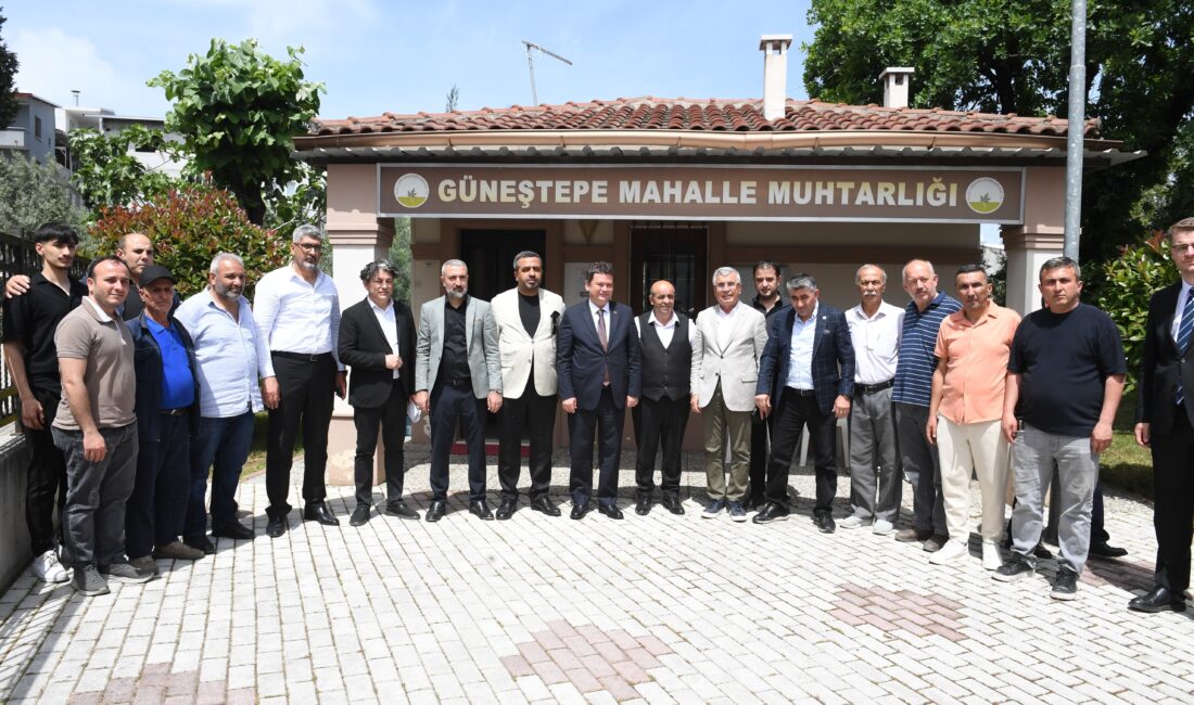 Başkan Erkan Aydın Güneştepe sakinleriyle bir araya geldi Osmangazi ilçesinde yaşayan vatandaşlarla sık sık biraya gelen Osmangazi Belediye