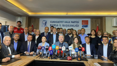 CHP Bursa İl Başkanı Nihat Yeşiltaş, yaptığı basın açıklamasında Genel