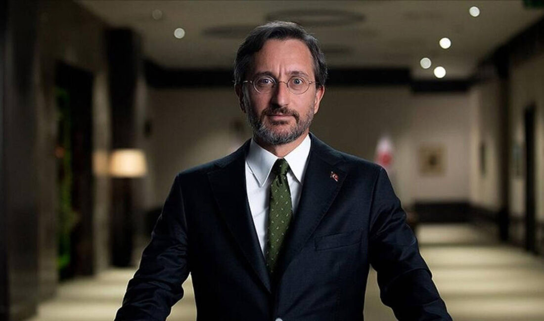 Cumhurbaşkanlığı İletişim Başkanı Fahrettin Altun, sosyal medya hesabı 'X' üzerinden