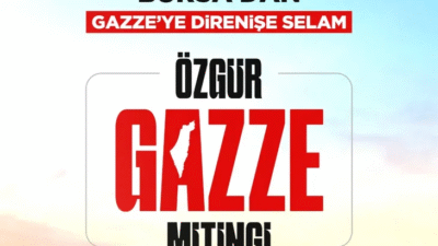 Saadet Partisi, İsrail'in Gazze'ye yönelik saldırılarını protesto etmek için 15