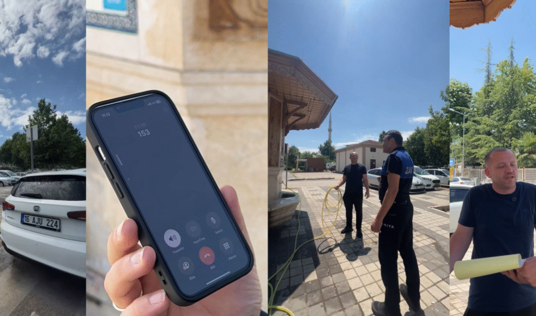 İnegöl Belediyesi, yaz aylarında sıkça karşılaşılan su israfına dikkat çekmek