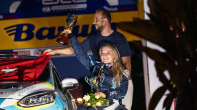 Türkiye Ralli Şampiyonası’nda Osmangazi Belediyesi’ni temsil eden dünyanın tek engelli