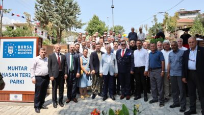 Bursa Büyükşehir Belediyesi tarafından İznik ilçesine kazandırılan Muhtar Hasan Terzi