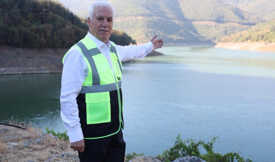 Nilüfer Barajı'nın tamamen kuruduğu, Doğancı Barajı'nın kritik seviyelere indiği Bursa'da
