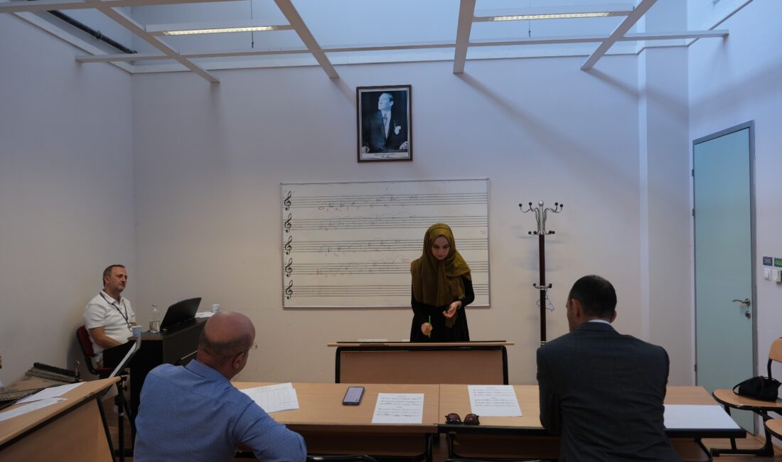 Bursa Büyükşehir Belediyesi Orkestra Şube Müdürlüğü’nde hafta sonu sınav heyecanı