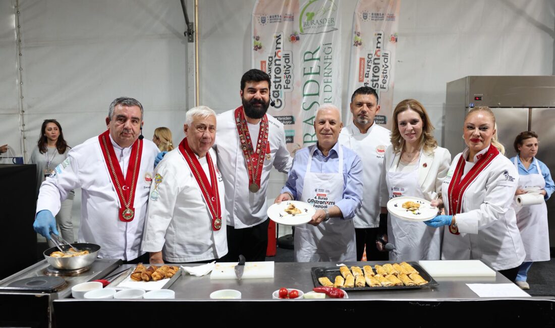 Bursa Büyükşehir Belediyesi’nin bu yıl dördüncüsünü düzenlendiği ‘Bursa Uluslararası Gastronomi
