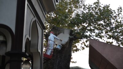 Bursa Ulu Cami’nin avlusunda yer alan ve henüz bilinmeyen bir