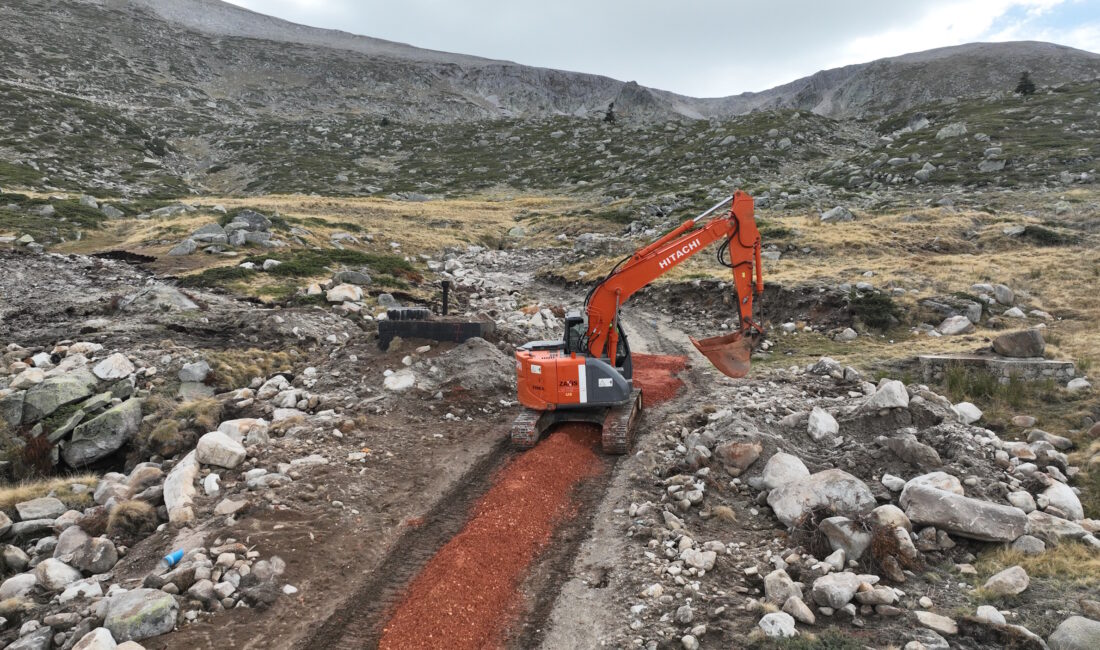 Büyükşehir Belediyesi tarafından Uludağ’ın Kırkpınar bölgesinde ömrünü tamamlayan 32 yıllık