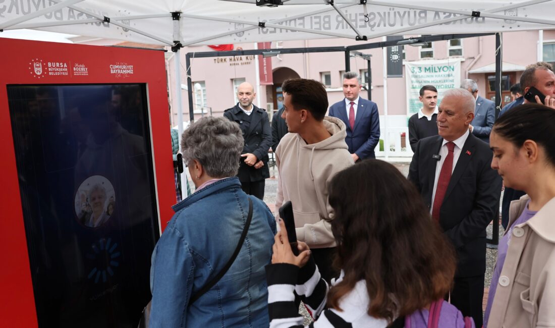 Bursa Büyükşehir Belediyesi, Cumhuriyet Bayramı coşkusunu yapay zeka teknolojisiyle buluşturdu.