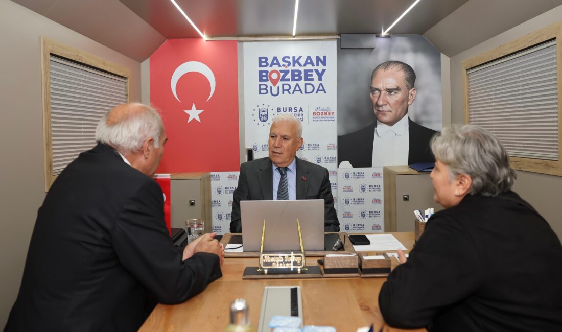 Başkan Bozbey, “Bursa’ya hizmet etmek bizim için onurdur” Kendileri için en değerli makamların halkla buluştukları alanlar olduğunu söyleyen