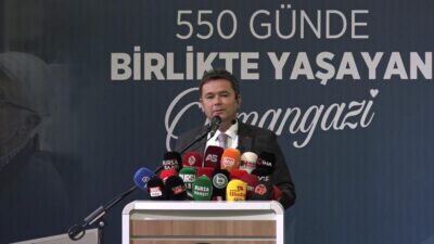 Osmangazi Belediye Başkanı Erkan Aydın, 550 günlük görev süresi boyunca