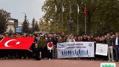 “Dünya Yürüyüş Günü” kapsamında Bursa İl Millî Eğitim Müdürlüğü İşyeri