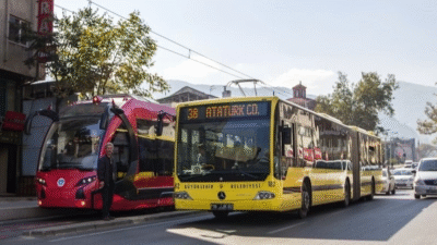 BURULAŞ, 29 Ekim Cumhuriyet Bayramı dolayısıyla kent içi ulaşımın ücretsiz