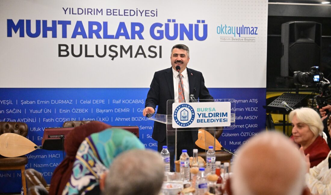 Yıldırım Belediye Başkanı Oktay Yılmaz, 19 Ekim ‘Muhtarlar Günü’ dolayısıyla