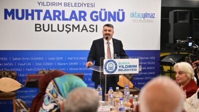 Yıldırım Belediye Başkanı Oktay Yılmaz, 19 Ekim ‘Muhtarlar Günü’ dolayısıyla