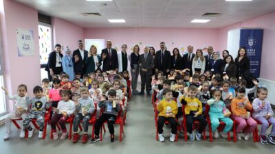 Bursa Büyükşehir Belediyesi’nin ‘Bursa Yuvam Çocuk Etkinlik Merkezleri’nde eğitim gören
