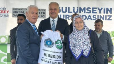 Bursa Büyükşehir Belediyesi, çiftçilere yüzde 100 hibeli 47 ton buğday