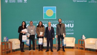  Şehirlerin değişim ve dönüşüm süreçlerine yön verecek fikirlerin görüşüldüğü