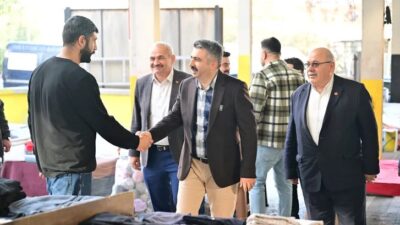 Vatandaş ve esnafla her fırsatta bir araya gelmeye özen gösteren