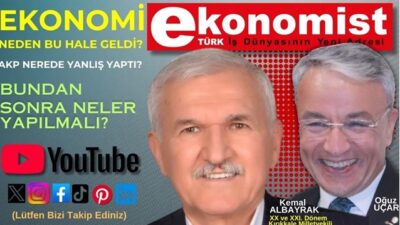 Gazeteci Oğuz Uçar’ın EkonomistTÜRK YouTube kanalında konuk ettiği, AKP’nin kurucularından,