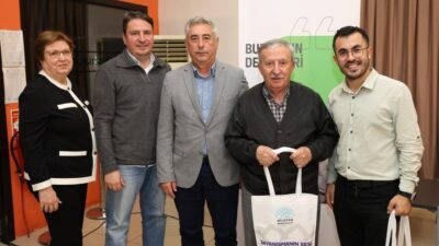 Nilüfer Belediyesi'nin düzenlediği "Bursa'nın Değerleri" söyleşisine konuk olan Karagöz ustası