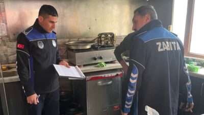 İnegöl Belediyesi Zabıta Müdürlüğü, yılbaşı öncesi İlçe Tarım Müdürlüğü ile