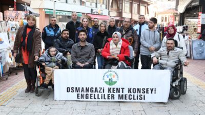 Osmangazi Belediyesi Zabıta Müdürlüğü ekipleri, 3 Aralık Dünya Engelliler Günü’nde