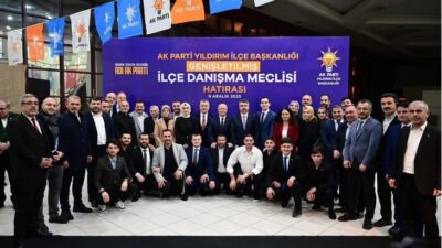Bursa'da Ak Parti Yıldırım teşkilatlarına 7 binden fazla yeni üye