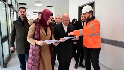 AK Parti Bursa İl Başkanı Davut Gürkan, Acemler’de yapımı devam