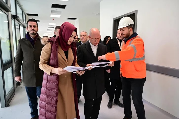 AK Parti Bursa İl Başkanı Davut Gürkan, Acemler’de yapımı devam