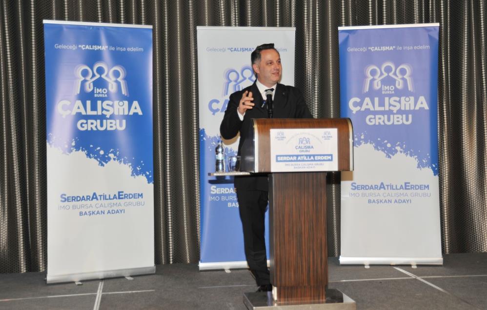 İnşaat Mühendisleri Odası (İMO) Bursa Çalışma Grubu başkan adayı Serdar