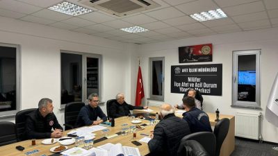 Türkiye Afet Müdahale Planı (TAMP) kapsamında Bursa’da düzenlenen deprem tatbikatına