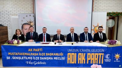 AK Parti Bursa İl Başkanı Davut Gürkan, saha çalışmaları kapsamında