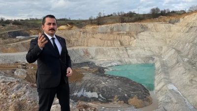 Bursa’nın Yenişehir ilçesine bağlı Kirazlıyayla Mahallesi’nde faaliyet gösteren maden tesisine